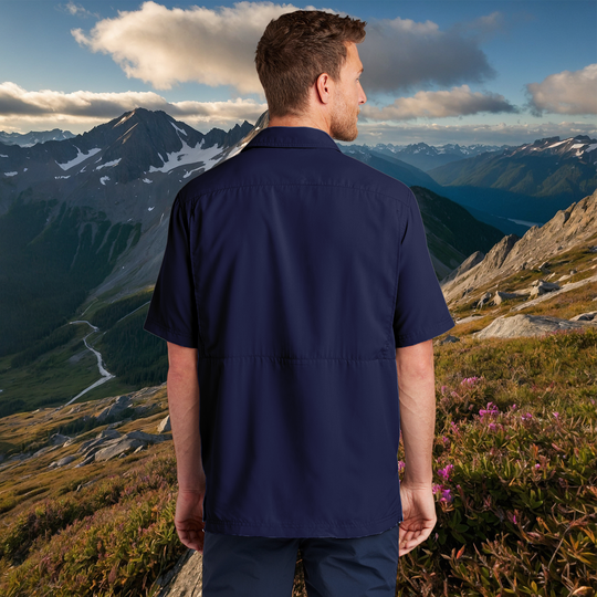 "Look Up" Embroidered Alien UV Shirt – Moisture-Wicking