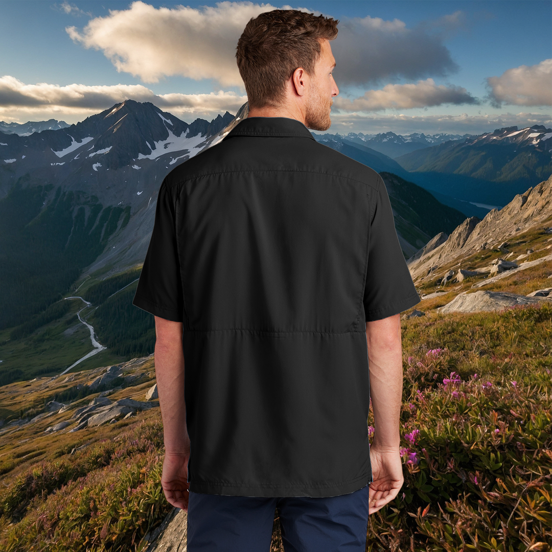 "Look Up" Embroidered Alien UV Shirt – Moisture-Wicking