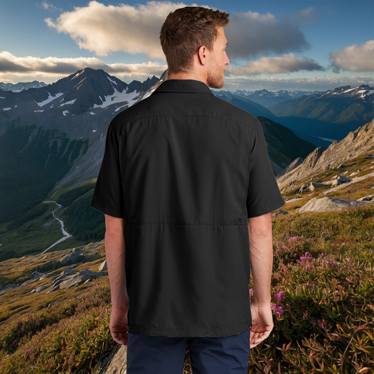 "Look Up" Embroidered Alien UV Shirt – Moisture-Wicking