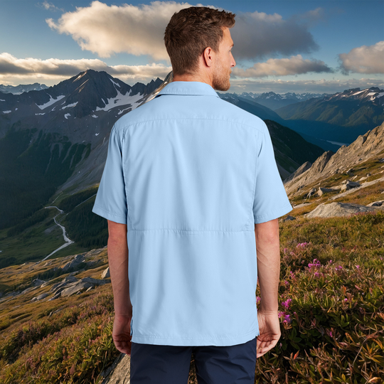 "Look Up" Embroidered Alien UV Shirt – Moisture-Wicking