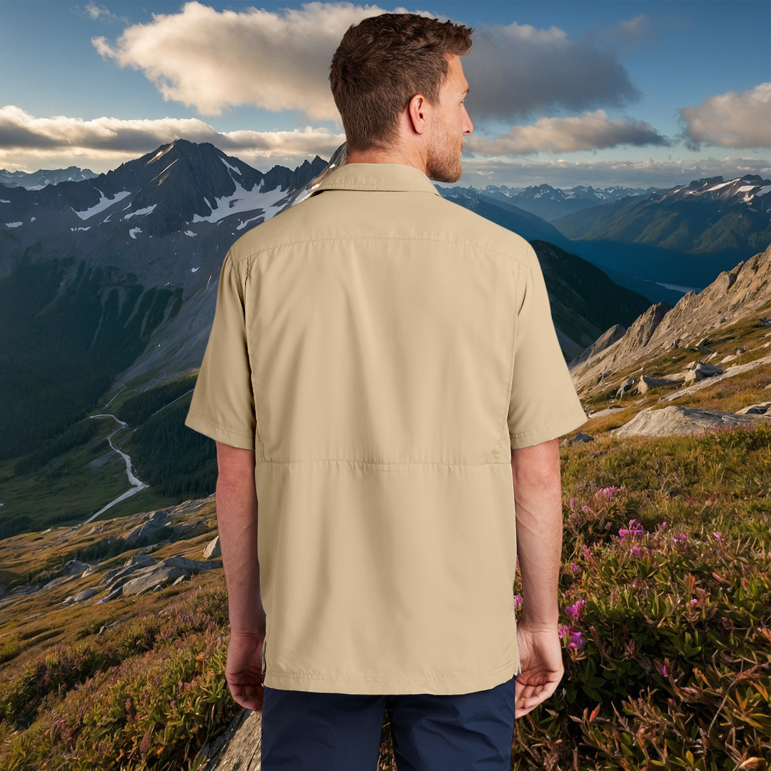 "Look Up" Embroidered Alien UV Shirt – Moisture-Wicking