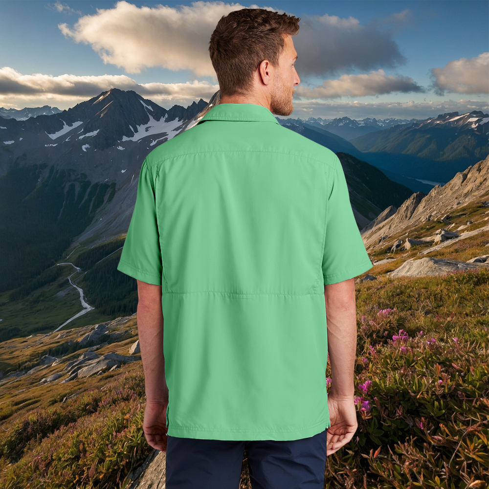 "Look Up" Embroidered Alien UV Shirt – Moisture-Wicking