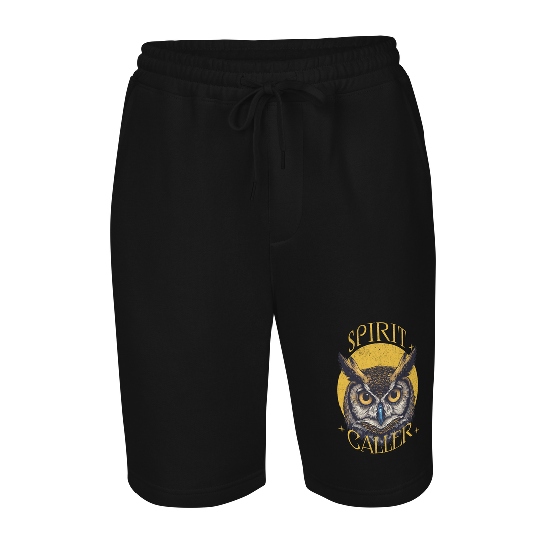 Spirit Caller Fleece Shorts – Owl Wisdom Lounge
