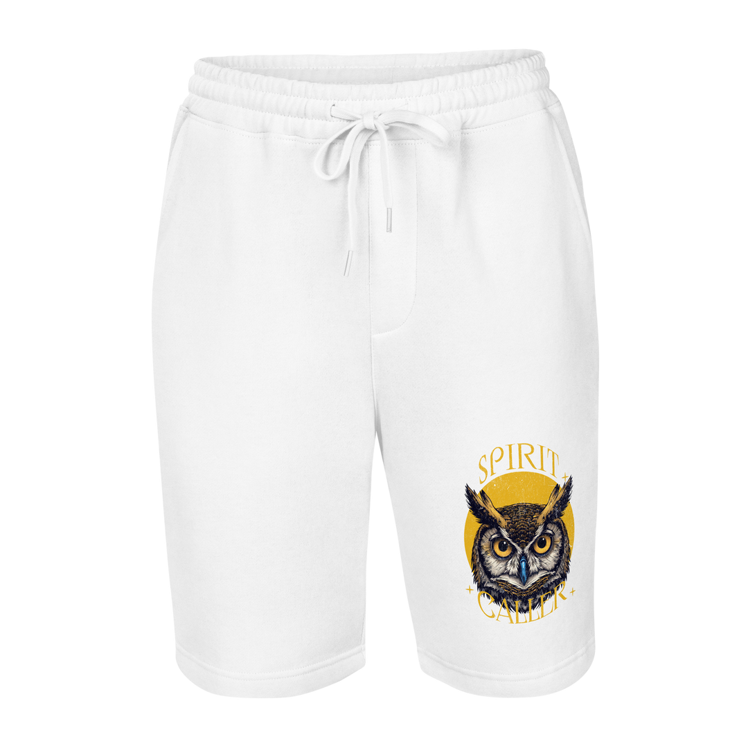 Spirit Caller Fleece Shorts – Owl Wisdom Lounge