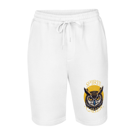 Spirit Caller Fleece Shorts – Owl Wisdom Lounge