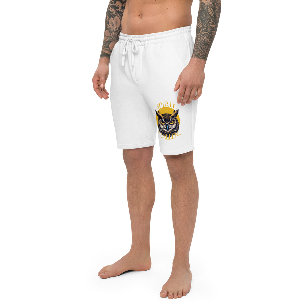 Spirit Caller Fleece Shorts – Owl Wisdom Lounge