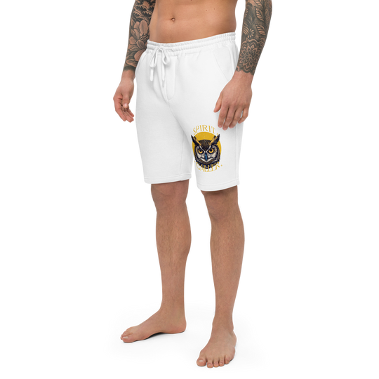 Spirit Caller Fleece Shorts – Owl Wisdom Lounge
