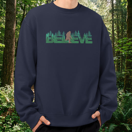 The Deep Timber Bigfoot "Believe" Oversized Fleece