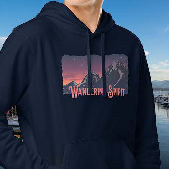 Wandering Spirit Hoodie – Organic Cotton Mid-Weight Peninsula Peaks Pullover