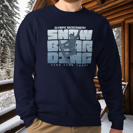 Olympic Backcountry Crew – Earn Your Turns Fleece