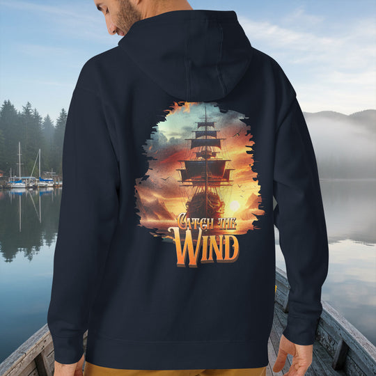 "Catch the Wind" Hoodie – Galleon Ship Streetwear