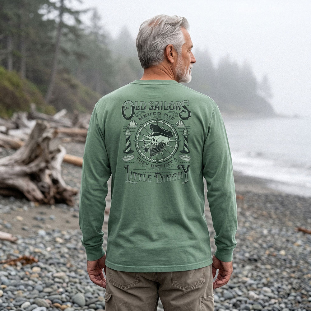 Old Sailors Garment-Dyed Heavyweight Long Sleeve Shirt