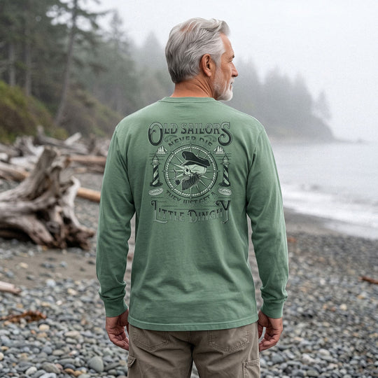 Old Sailors Garment-Dyed Heavyweight Long Sleeve Shirt