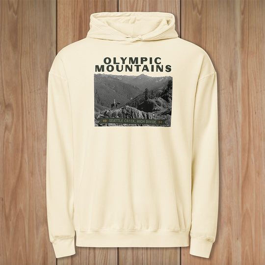 The Olympic Mountains "High Divide" Lightweight Hoodie