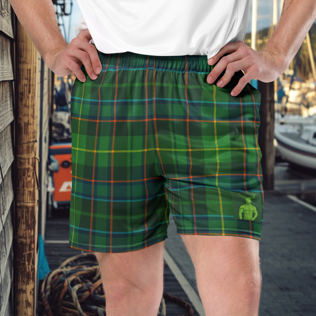 Untamed Tartan Mesh Cernunnos Shorts – Summer Adventure Wear