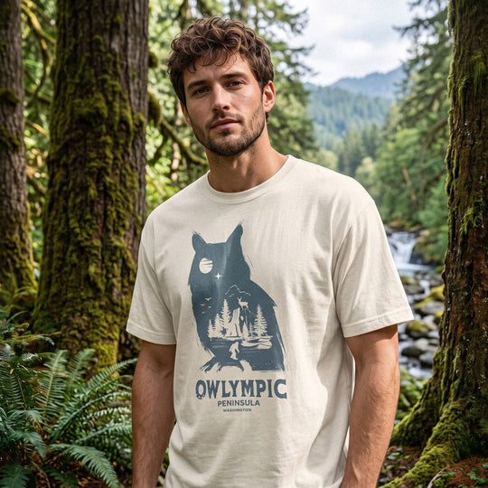 The "Owlympic" Peninsula Oversized Heavyweight Tee