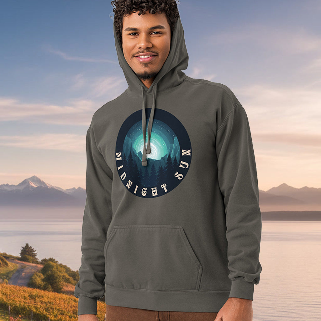 Midnight Sun Hoodie – Garment-Dyed Olympic Moonrise Pullover