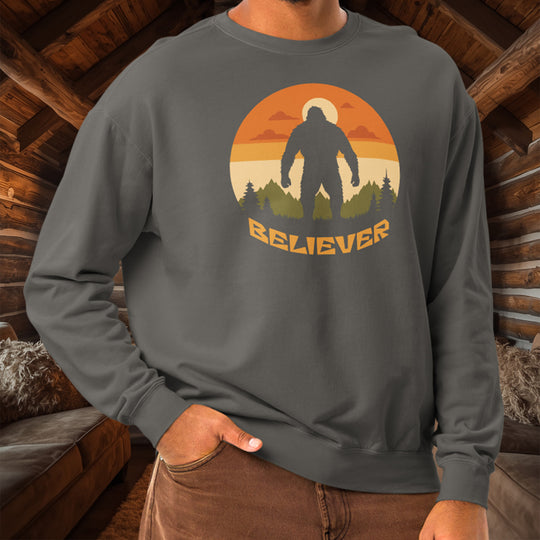 Sasquatch Trail Tracker Crewneck – Deep Woods Cotton