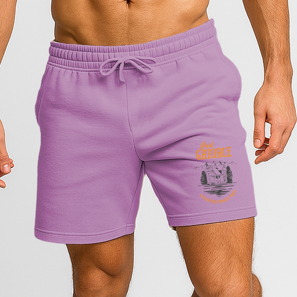 Port Gamble Fleece Sweat Shorts – Lightweight, Relaxed Fit for Summer Comfort