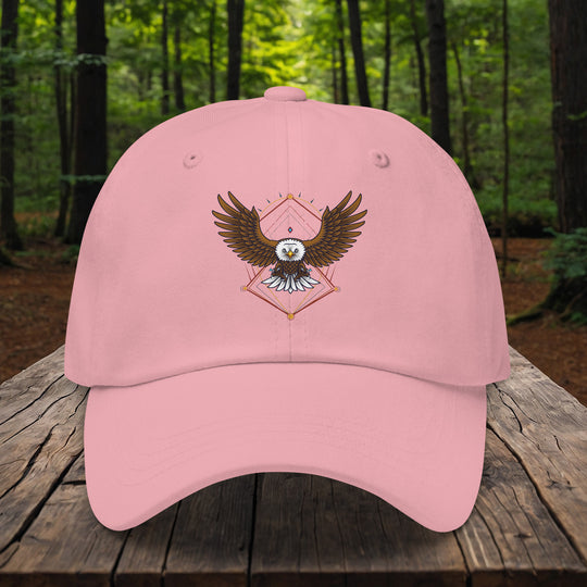 Eagle Geometry Dad Hat – Chino Twill Low Profile
