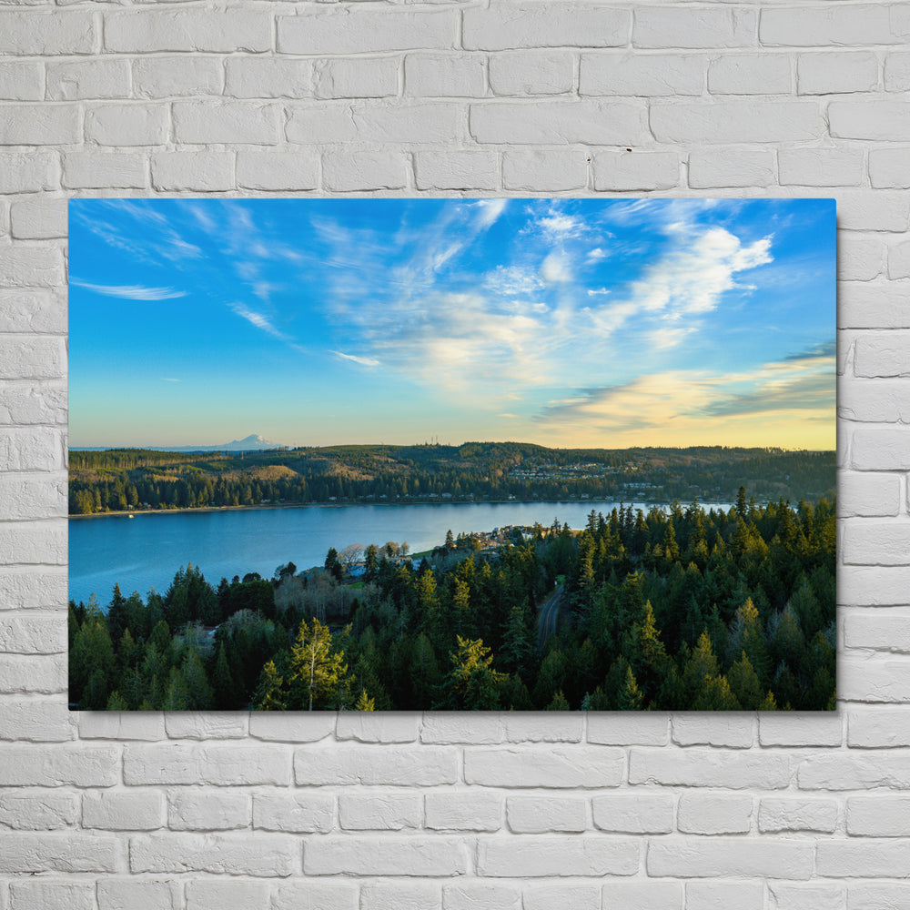 Port Ludlow Bay Wall Art - Glossy Metal Print