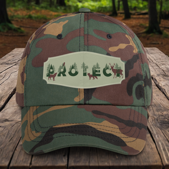 Protect the Wild Dad Hat – Olympic Lore Twill