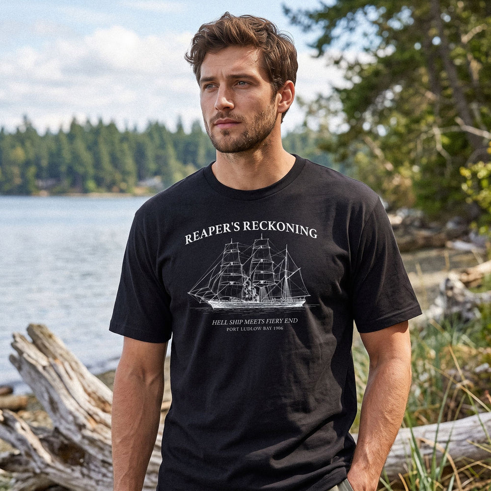 The "Reaper" Hell Ship Premium Heavyweight Tee
