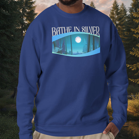Bathe in Silver Crewneck Sweatshirt