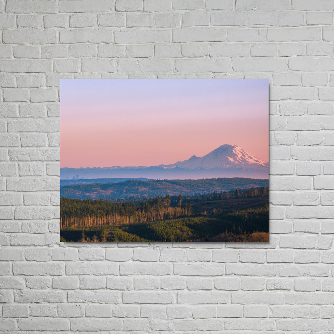 Seattle-Tahoma Wall Art - Glossy Metal Print