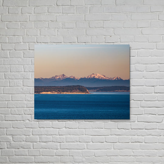 Water &amp; Stone Cascades Wall Art - Glossy Metal Print