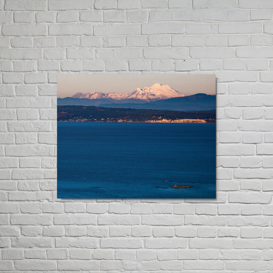Kulshan in Pink Wall Art - Glossy Metal Print