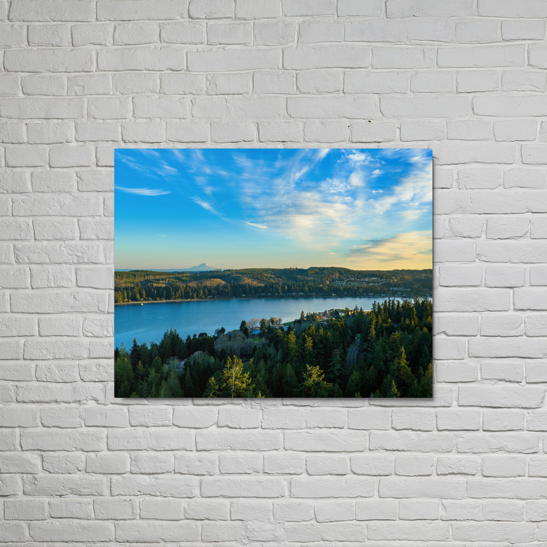 Port Ludlow Bay Wall Art - Glossy Metal Print