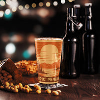 80s OP Shaker Pint Glass – Olympic Peninsula Sunset Glassware