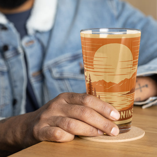 80s OP Shaker Pint Glass – Olympic Peninsula Sunset Glassware