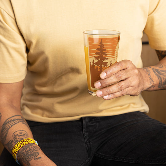 80s OP Shaker Pint Glass – Olympic Peninsula Sunset Glassware