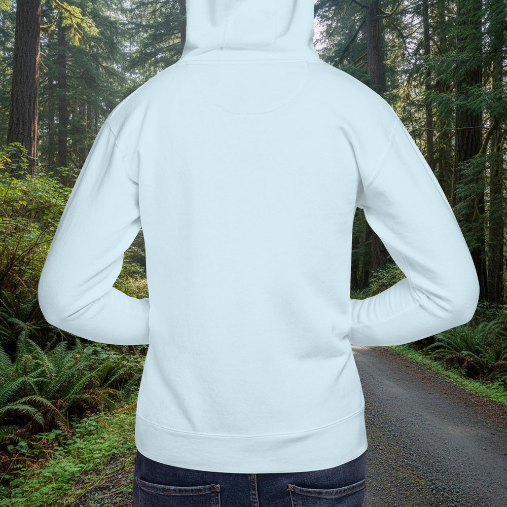 Flying Disc Hoodie – UFO Abduction Cotton Blend Pullover