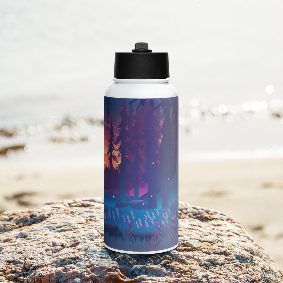 Lost Lights 32 oz Vacuum Bottle – Firefly Glow Stainless Steel