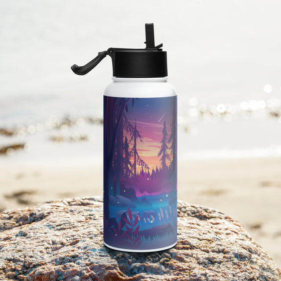 Lost Lights 32 oz Vacuum Bottle – Firefly Glow Stainless Steel