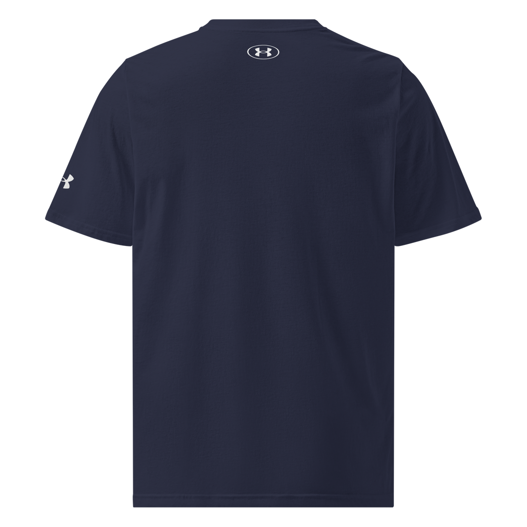 Aliens Explore Under ArmourⓇ Athletic T-Shirt – Futuristic Backpacking Design
