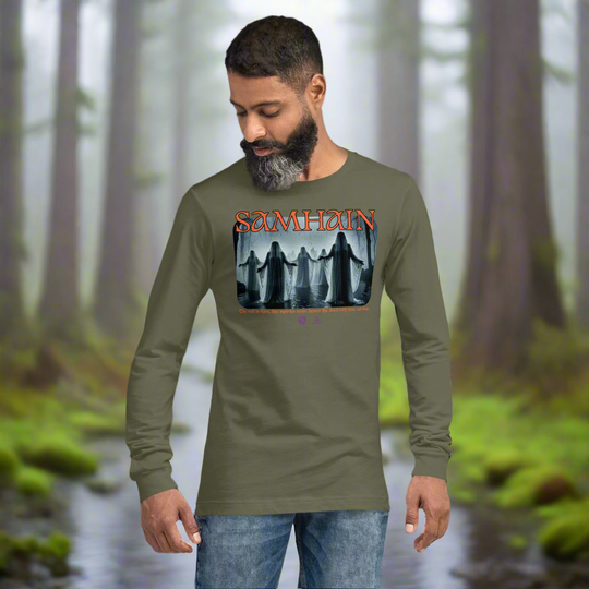 Samhain Long Sleeve Tee – Veil & Spirit Shirt