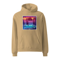 Sol Duc Falls Stamp Oversized Heavyweight Hoodie