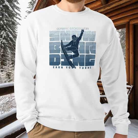 Olympic Backcountry Crew – Earn Your Turns Fleece