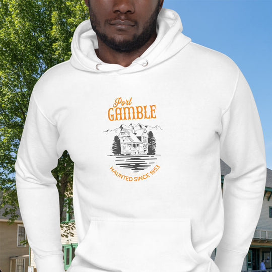 Port Gamble Haunted Hoodie – Olympic Peninsula Lore Fleece