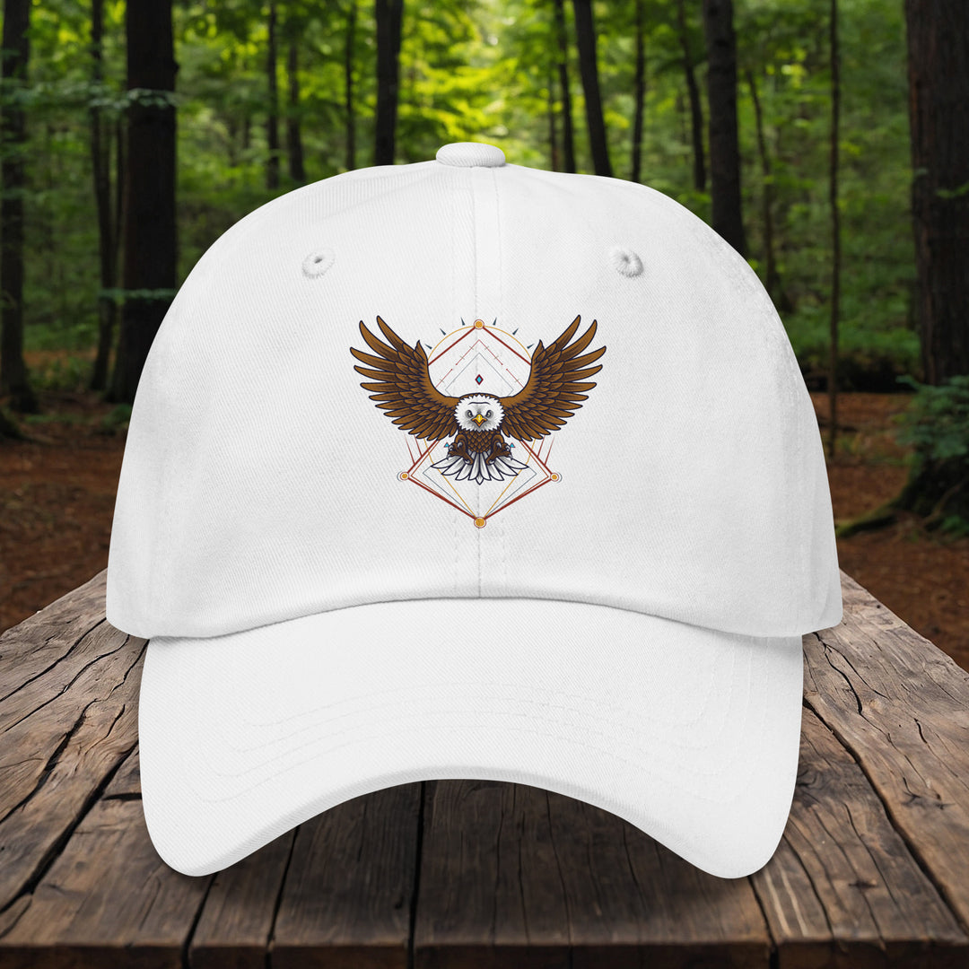 Eagle Geometry Dad Hat – Chino Twill Low Profile