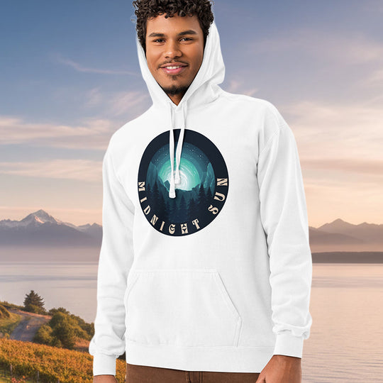 Midnight Sun Hoodie – Garment-Dyed Olympic Moonrise Pullover