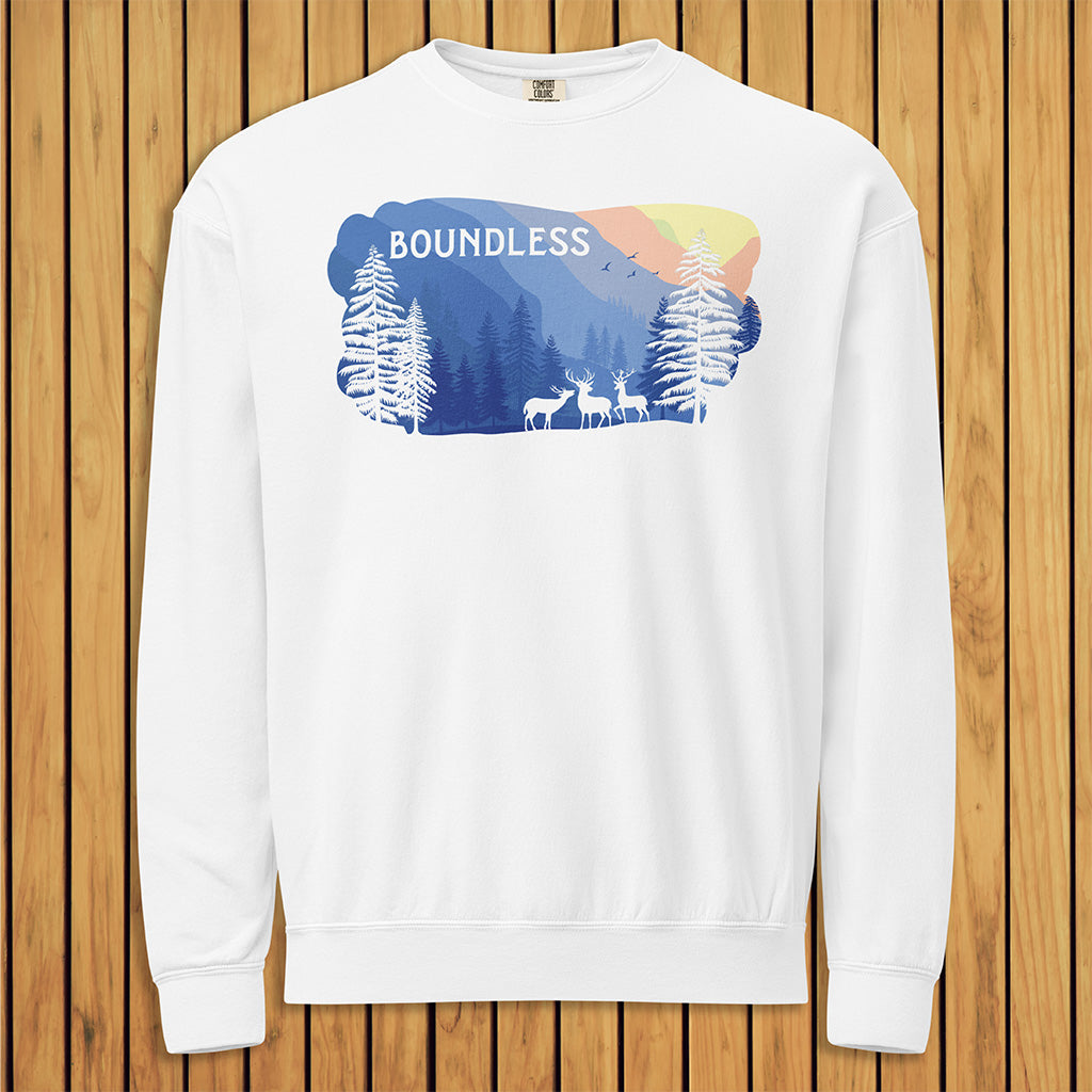 The Boundless Wilderness Garment-Dyed Crewneck