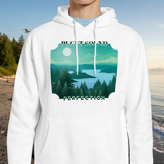 Puget Sound Perfection Hoodie – Misty Inlet Cotton Blend Pullover