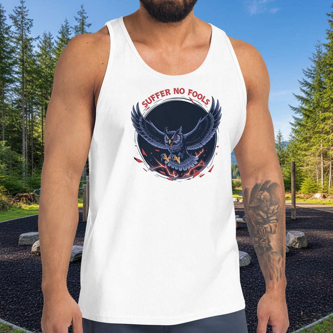 Suffer No Fools Owl Tank Top