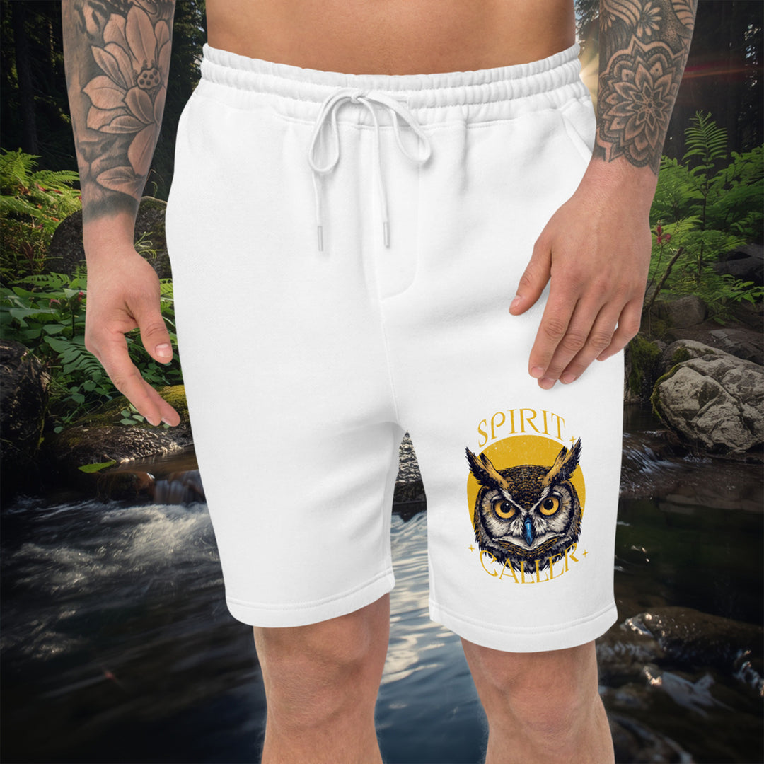 Spirit Caller Fleece Shorts – Owl Wisdom Lounge