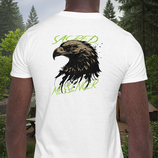 Sacred Messenger Tee – Olympic Eagle Cotton